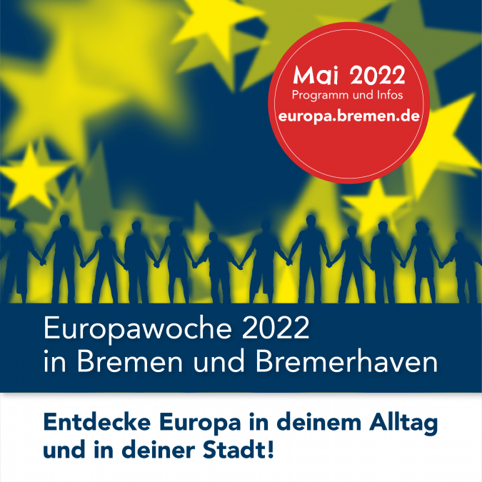 Visual der Europawoche 2022 der Europaabteilung Bremen
