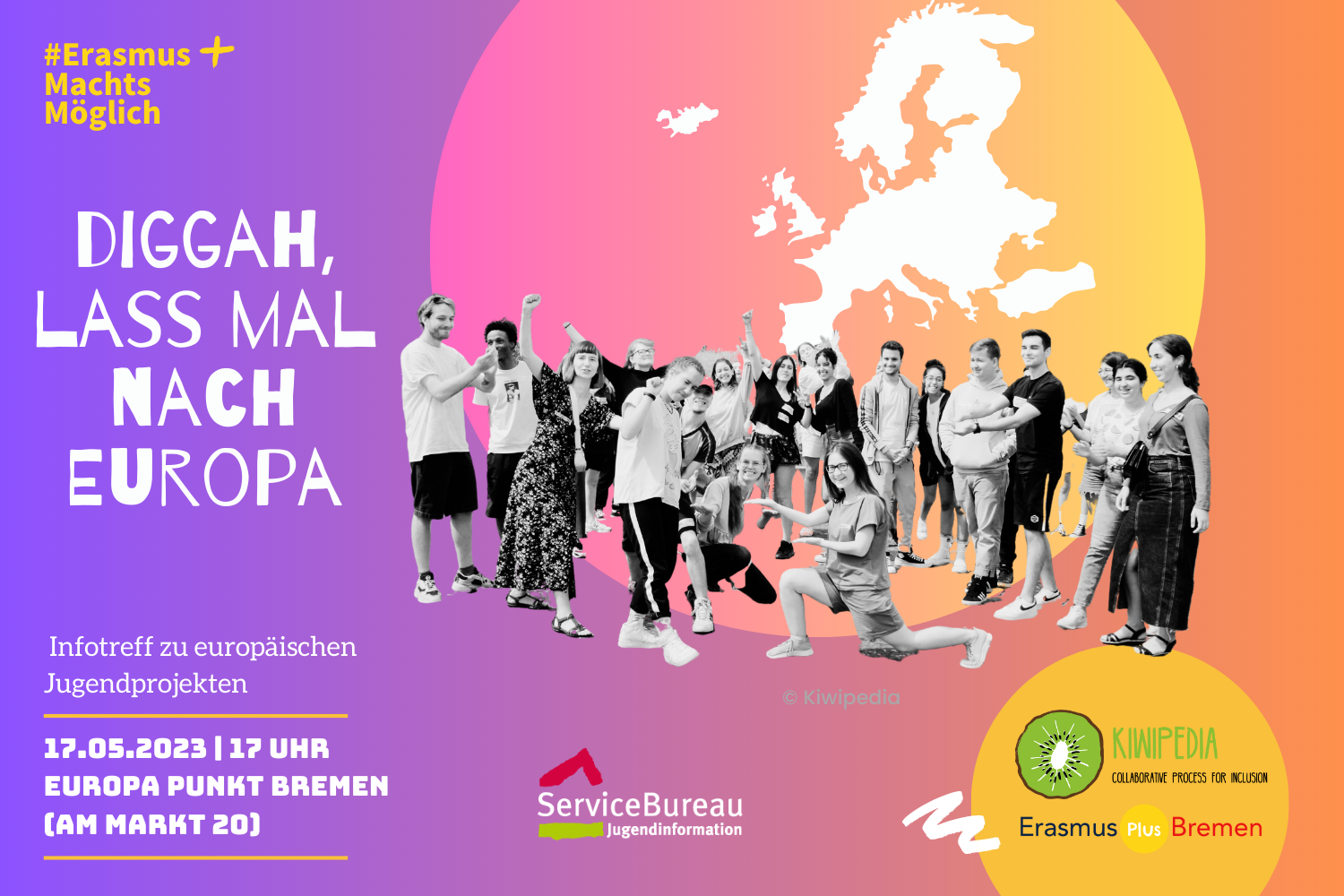 Diggah, lass mal nach Europa! - Infotreff zu europäischen Jugendprojekten