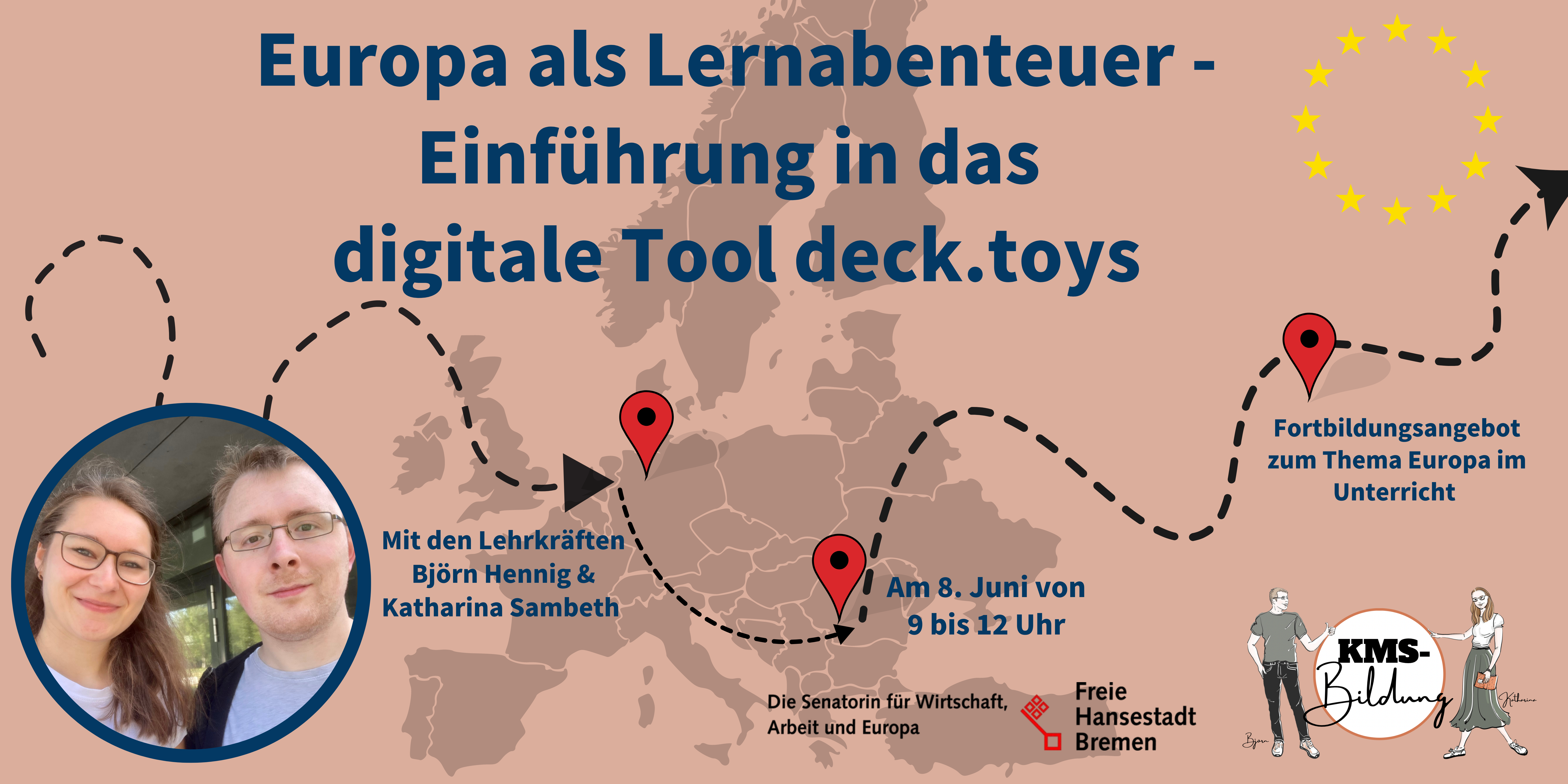 Europa als Lernabenteuer - Einführung in das digital Tool deck.toys