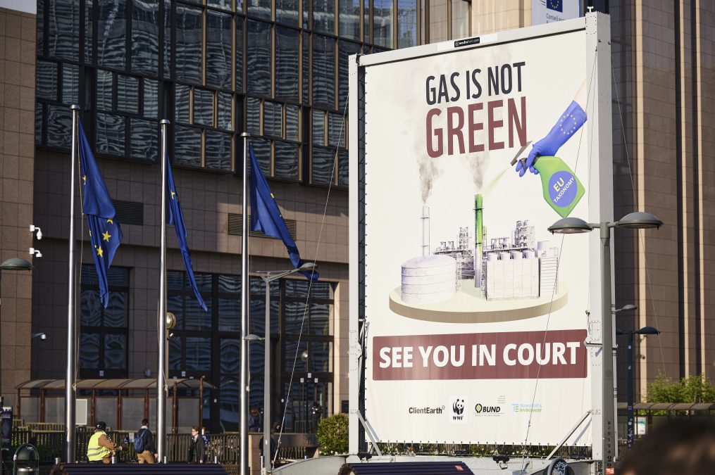 Klage gegen die Weigerung der Europäischen Kommission, fossiles Gas aus der EU-Taxonomie für nachhaltige Finanzen zu streichen, eingereicht.