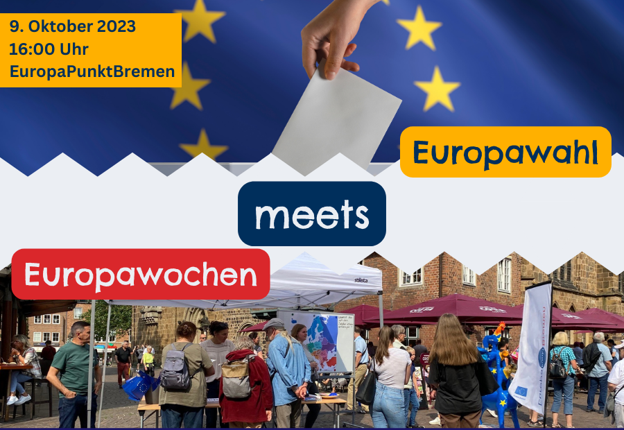 Veranstaltungsvisual Europawahl meets Europawochen