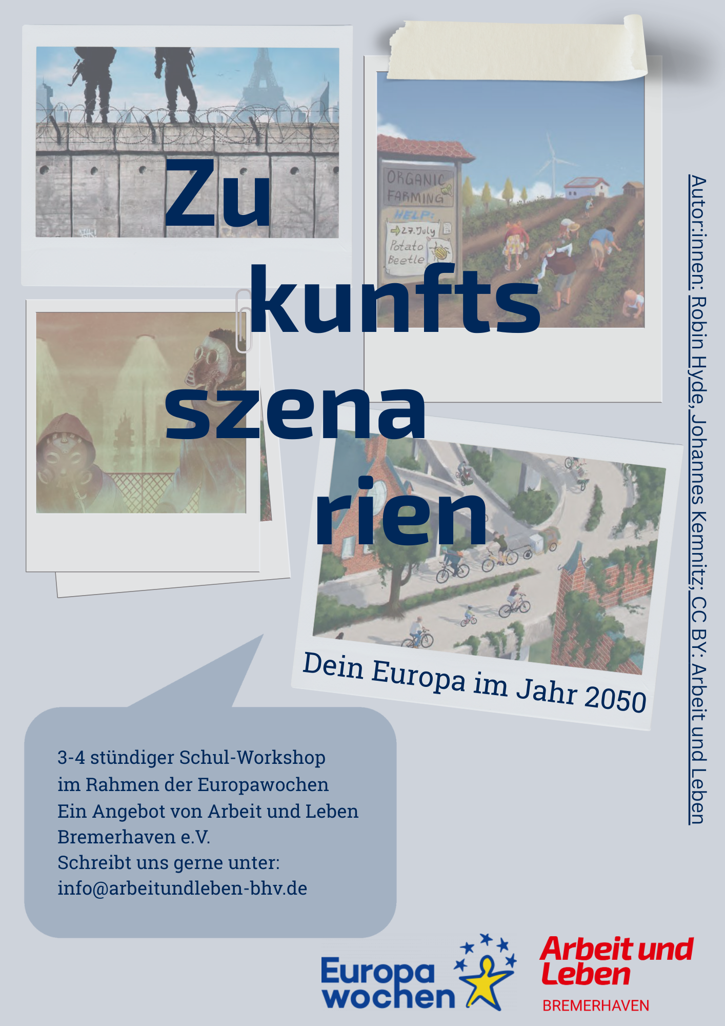 Zukunftsszenarien – Wie soll euer Europa im Jahr 2050 aussehen?