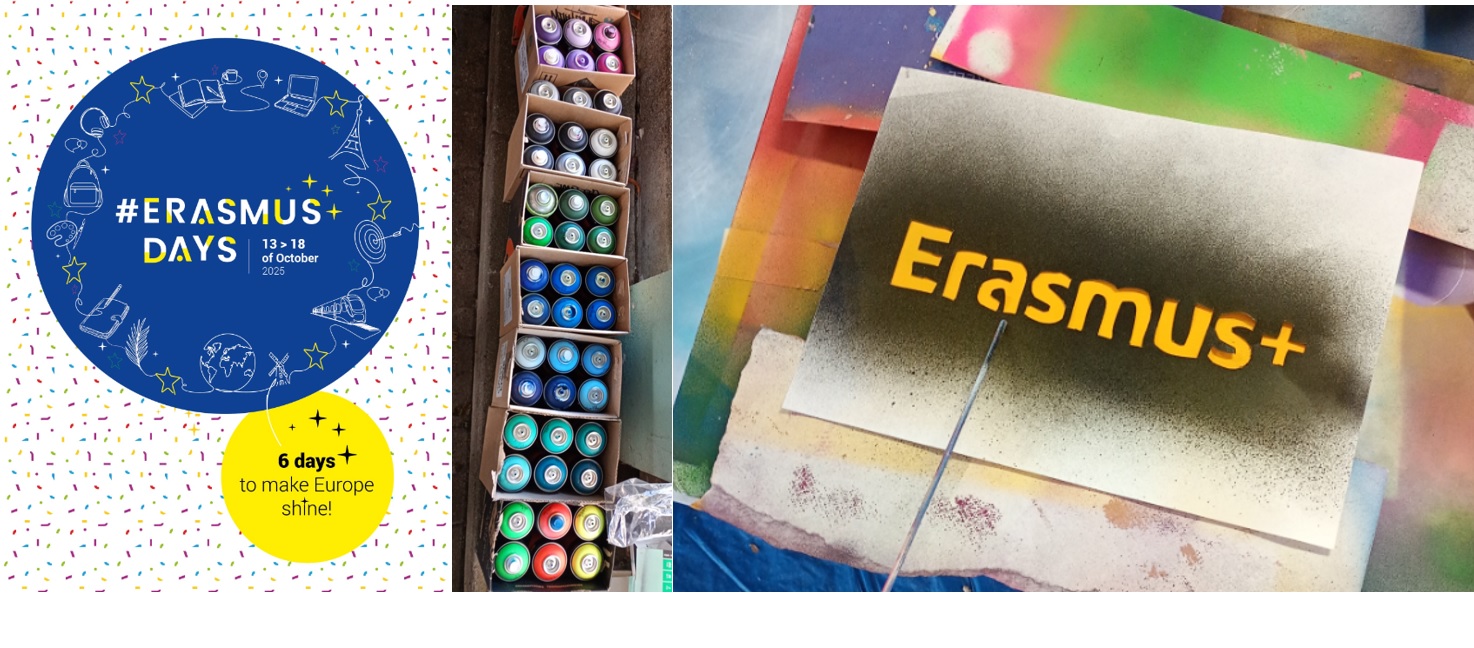 #ErasmusDays25 Graffiti-Ausstellung