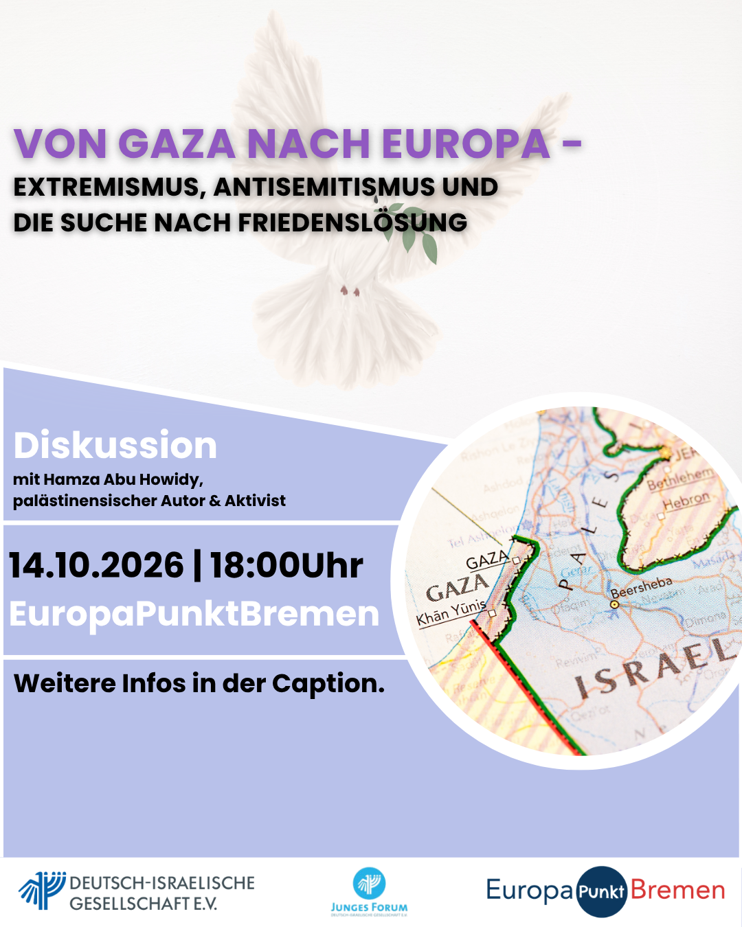 Von Gaza nach Europa – Extremismus, Antisemitismus und die Suche nach Friedenslösung